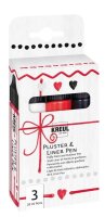 KREUL Pluster-Pen farbsortiert, 3 St.