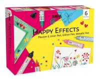 KREUL Happy Effects Pluster-Pen farbsortiert, 6 St.