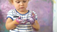 KREUL MUCKI Funkel Fingerfarben farbsortiert, 6 St.