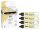 KREUL Glamour Lighting Kerzenstifte farbsortiert, 4 St.