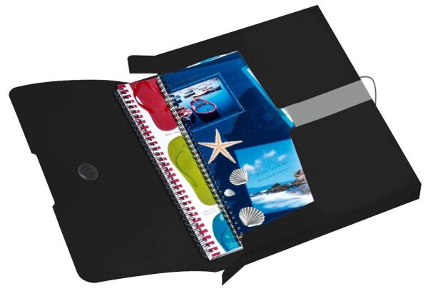herlitz Heftbox easy orga 4,0 cm schwarz, 1 St.