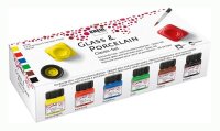 KREUL Classic Porzellanfarben farbsortiert 6 Gläser...
