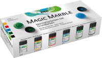 KREUL Magic Marble Marmorierfarben farbsortiert 6 x 20,0...