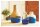 KREUL Glanzfarben Basis Acrylfarben farbsortiert, 6 St.