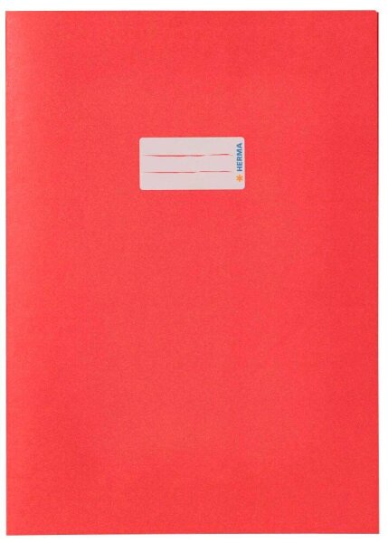 HERMA Heftumschlag glatt rot Papier DIN A4