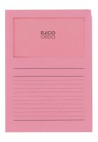 ELCO Sichthüllen Ordo classico DIN A4 rosa glatt 120...