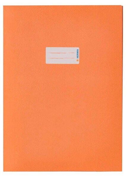 HERMA Heftumschlag glatt orange Papier DIN A4