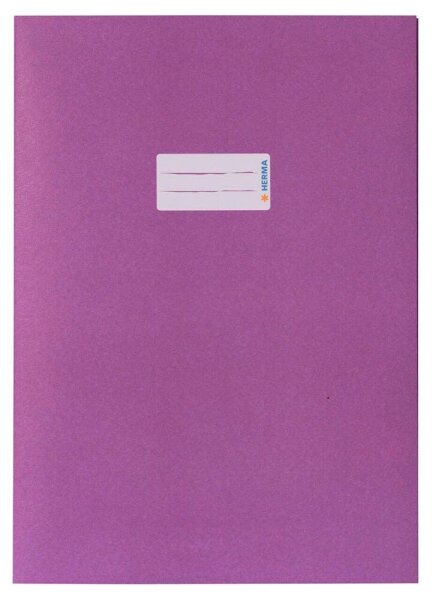 HERMA Heftumschlag glatt violett Papier DIN A4
