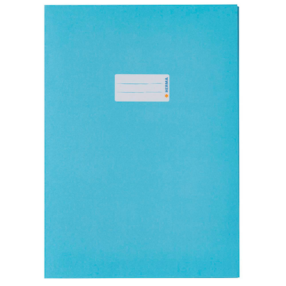 HERMA Heftumschlag glatt hellblau Papier DIN A4