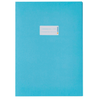 HERMA Heftumschlag glatt hellblau Papier DIN A4