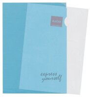 ELCO Sichthüllen Ordo transparent DIN A4 blau glatt...