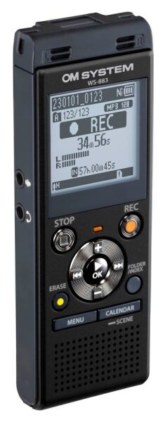OM SYSTEM WS-883 digitales Diktiergerät 8 GB