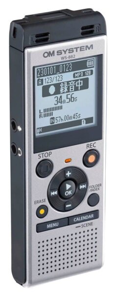 OM SYSTEM WS-882 digitales Diktiergerät 4 GB