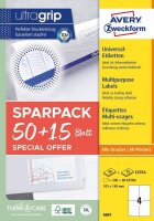 AKTION: AVERY Zweckform Etiketten 6601 weiß 105,0 x...