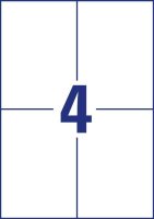 AKTION: AVERY Zweckform Etiketten 6601 weiß 105,0 x 148,0 mm, 65 Blatt