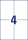 AKTION: AVERY Zweckform Etiketten 6601 weiß 105,0 x 148,0 mm, 65 Blatt