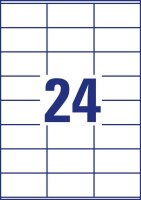 AKTION: AVERY Zweckform Etiketten 6602 weiß 70,0 x 36,0 mm, 65 Blatt
