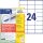 AKTION: AVERY Zweckform Etiketten 6602 weiß 70,0 x 36,0 mm, 65 Blatt