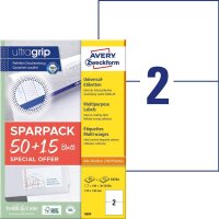 AKTION: AVERY Zweckform Etiketten 6604 weiß 210,0 x...