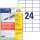 AKTION: AVERY Zweckform Etiketten 6605 weiß 70,0 x 37,0 mm, 65 Blatt