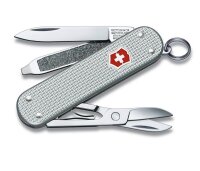 VICTORINOX Schweizer Taschenmesser Classic Alox silber, 1 St.