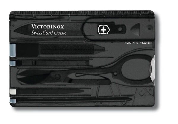 VICTORINOX Multitool SwissCard Classic 0.7133.T3, Länge: 82,0 mm, 1 St.
