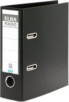 ELBA A5 Hochformat  Ordner schwarz Kunststoff 7,5 cm DIN...