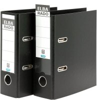 ELBA A5 Hochformat  Ordner schwarz Kunststoff 7,5 cm DIN A5 hoch, 1 St.