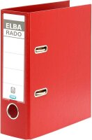 ELBA A5 Hochformat  Ordner rot Kunststoff 7,5 cm DIN A5...