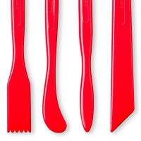 STAEDTLER Modellierwerkzeug rot 4er Set, 1 Pack