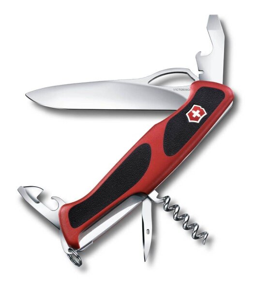 VICTORINOX Schweizer Taschenmesser Ranger Grip 61 rot, 1 St.