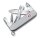VICTORINOX Schweizer Taschenmesser Pioneer X silber, 1 St.