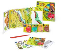 STAEDTLER Modelliermasse FIMO® kids Dino mehrfarbig