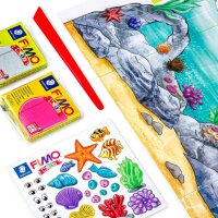STAEDTLER Modelliermasse FIMO® kids Meermaid mehrfarbig