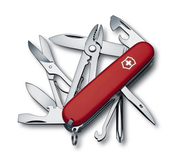VICTORINOX Schweizer Taschenmesser Deluxe Tinker rot, 1 St.