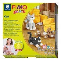 STAEDTLER Modelliermasse FIMO® kids Cat mehrfarbig