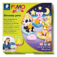 STAEDTLER Modelliermasse FIMO® kids Dreamy Pets mehrfarbig