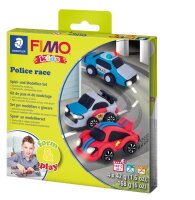 STAEDTLER Modelliermasse FIMO® kids Police Race mehrfarbig