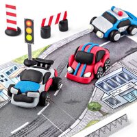 STAEDTLER Modelliermasse FIMO® kids Police Race mehrfarbig