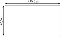 actiforce Tischplatte eiche rechteckig 120,0 x 80,0 x 2,5 cm