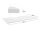 actiforce Tischplatte lichtgrau rechteckig 160,0 x 80,0 x 2,5 cm