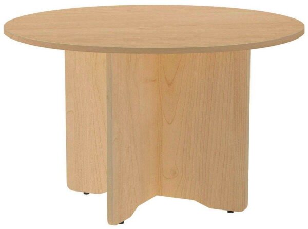 rocada Mehrzwecktisch eiche rund, Säulenfuß braun, 120,0 x 120,0 x 72,0 cm