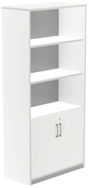 rocada Regalschrank, 1103AW04 weiß 90,0 x 45,0 x 195,0 cm, 1 St.