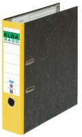 ELBA rado Wolkenmarmor Ordner gelb marmoriert Karton 8,0...