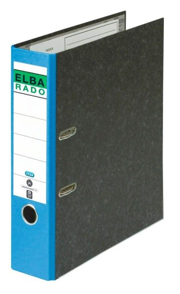 ELBA rado Wolkenmarmor Ordner blau marmoriert Karton 8,0 cm DIN A4, 1 St.