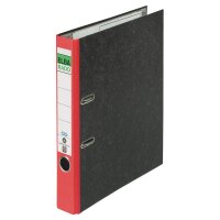 ELBA rado Wolkenmarmor Ordner rot marmoriert Karton 5,0...