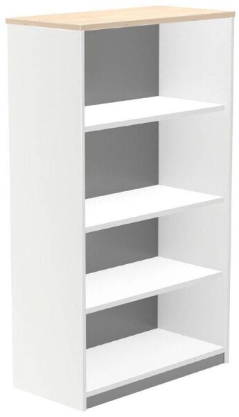 rocada Aktenregal weiß/eiche 90,0 x 45,0 x 156,0 cm, 1 St.