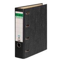 ELBA Wolkenmarmor-Papier Doppelordner schwarz Karton 7,5...