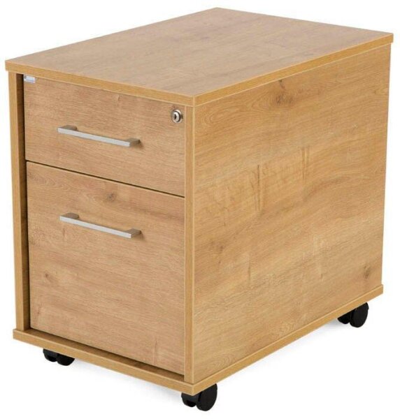 rocada Mobiler Rollcontainer eiche 2 Auszüge 40,0 x 60,0 x 58,0 cm