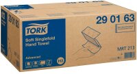 TORK Papierhandtücher 290163 H3 Advanced Soft Zick-Zack-Falzung 2-lagig weiß, 3.750 Tücher